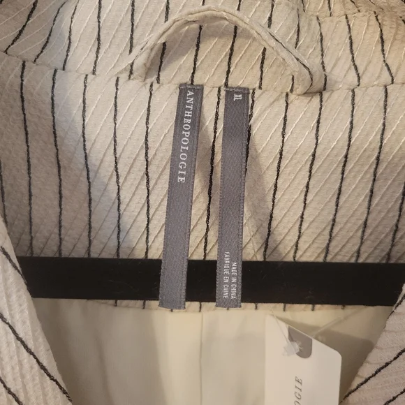 Anthropologie Oversized Cream/Tan Vest. Old Money. Preppy. Boho Size XL - Picture 11 of 14